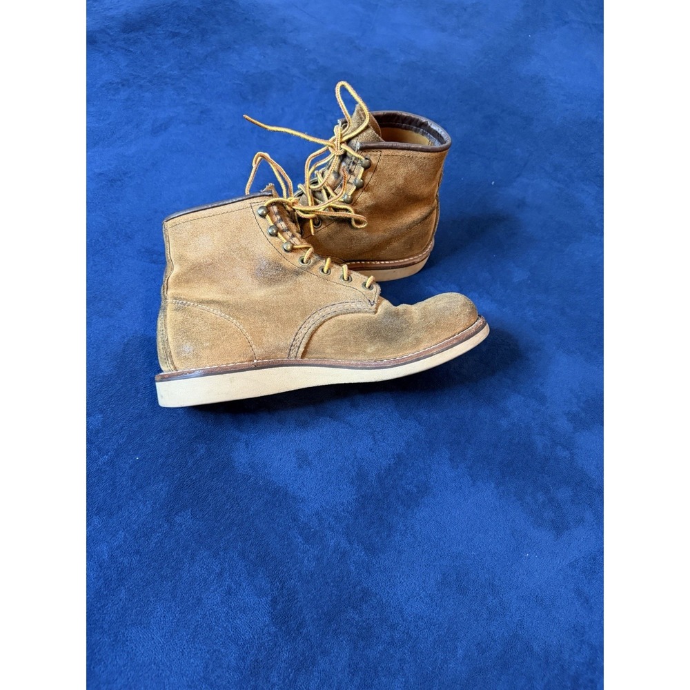 Vtg Red Wing Heritage Rover Boots Muleskinner Roughout Leather 2953 Mens 7.5D - Picture 14 of 15